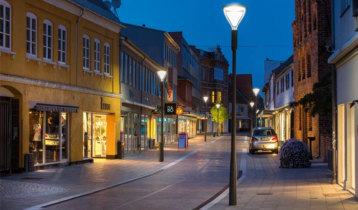 City center Naestved Denmark