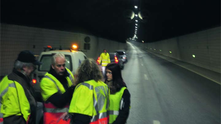 Lundbytunnel lit by Philips