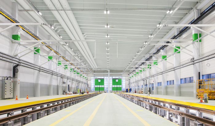VR’s maintenance hall