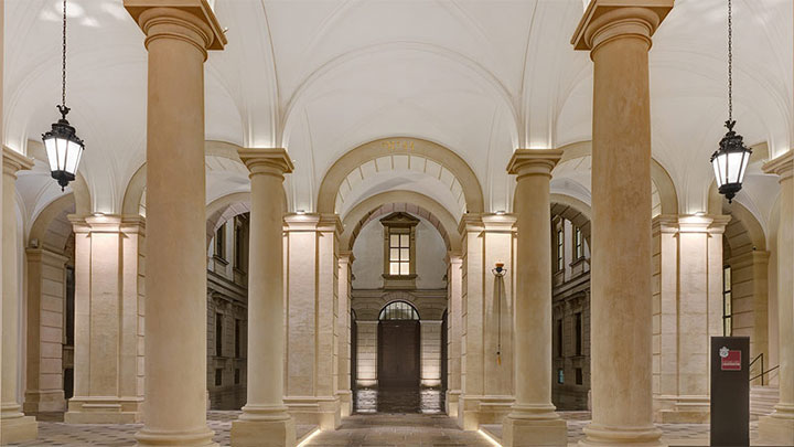Top staircase Podpod lighting © Palais Liechtenstein GmbH  Jansenberger photografiedesign