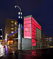 New Market station lighting in Auckland, New Zealand
