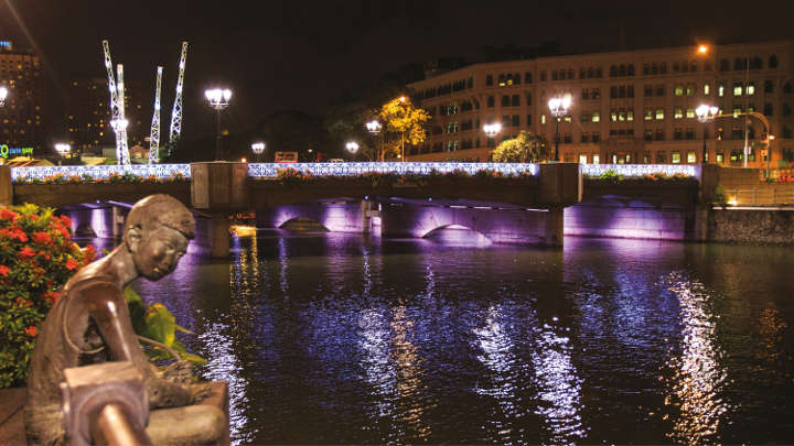 Bridging Singapore city  beyond illumination